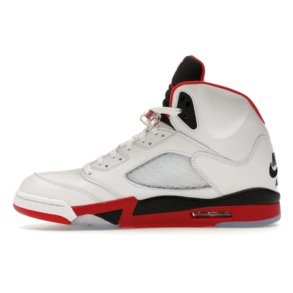 Jordan 5 Retro Fire Red Black Tongue (2025)