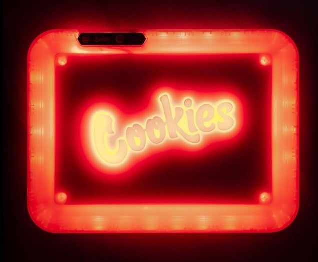 Cookies light up rolling tray