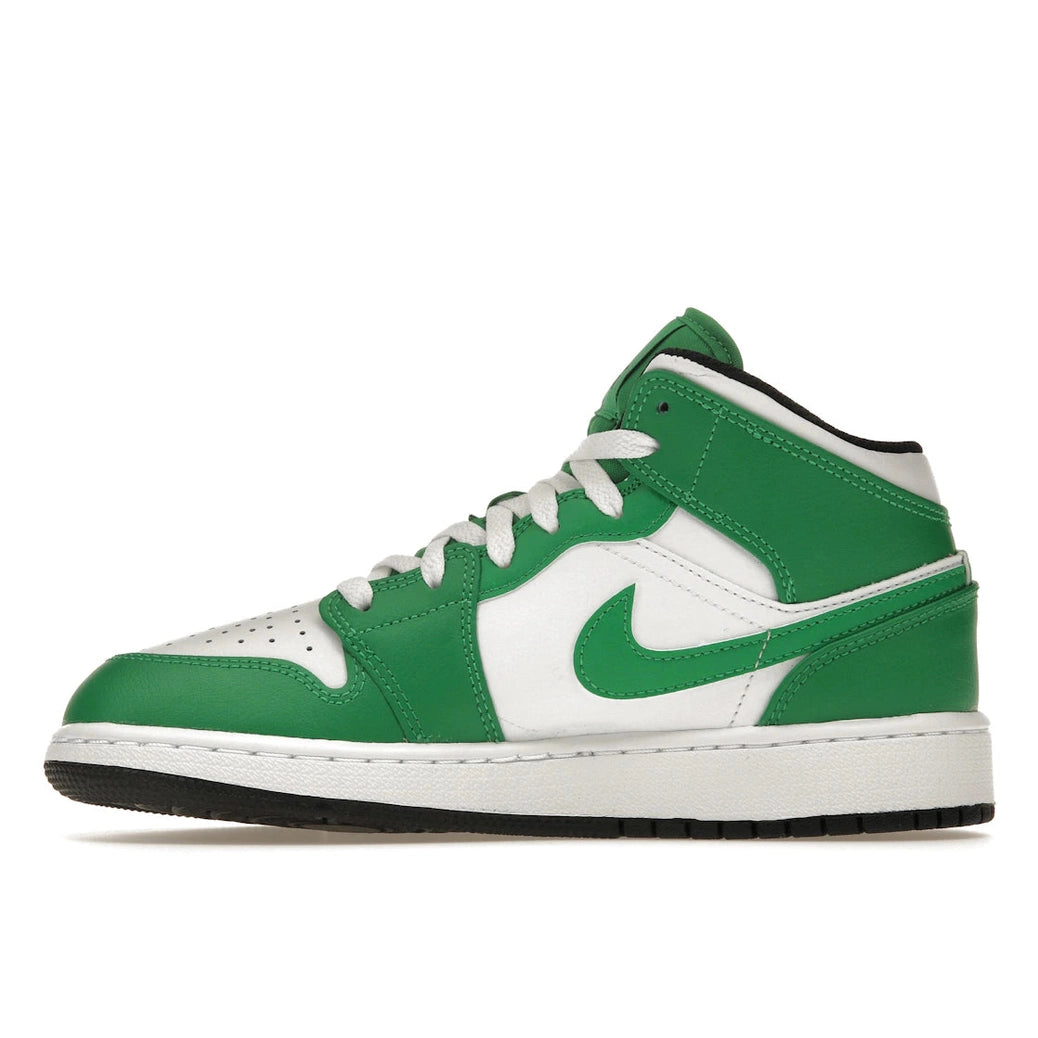 Jordan 1 Mid Lucky Green (GS)