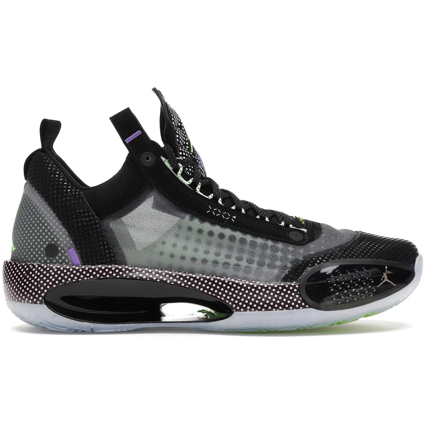 Jordan XXXIV Low Black Vapor Green Bleached Coral