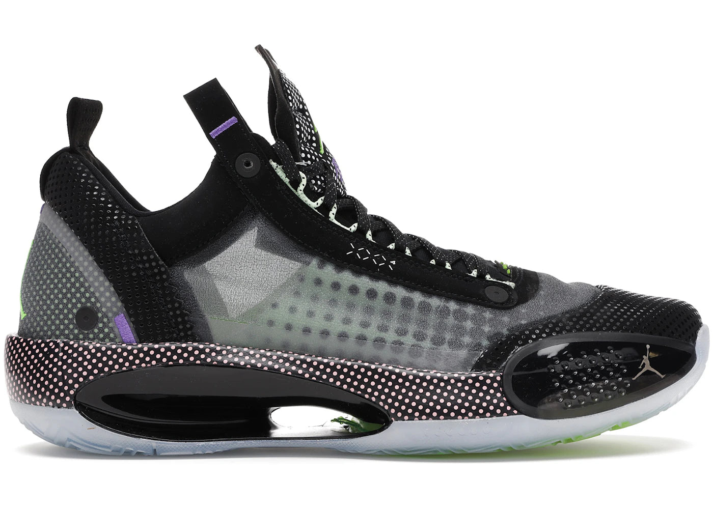 Jordan XXXIV Low Black Vapor Green Bleached Coral