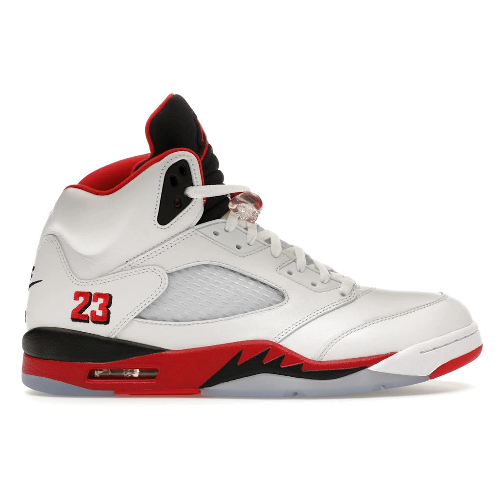 Jordan 5 Retro Fire Red Black Tongue (2025)