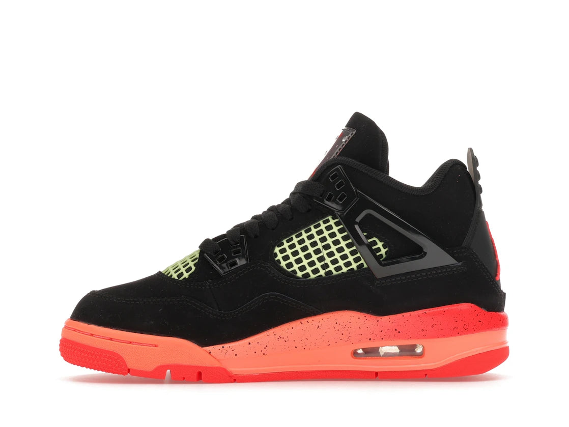 Jordan 4 Retro Black Infrared Barely Volt (GS)