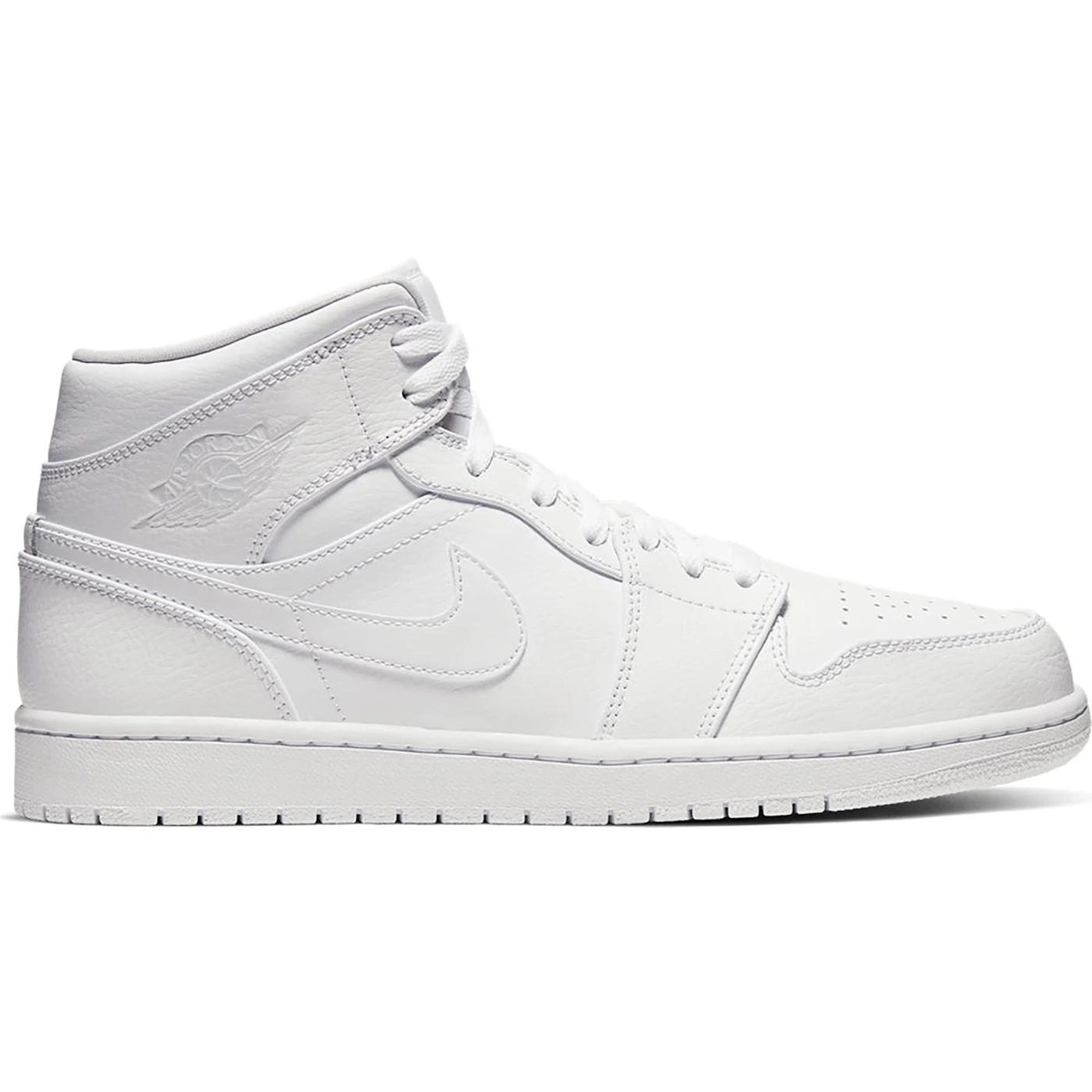 Jordan 1 Mid Triple White (2020)