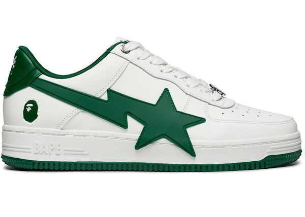 A Bathing Ape Bape Sta OS #2 White Green