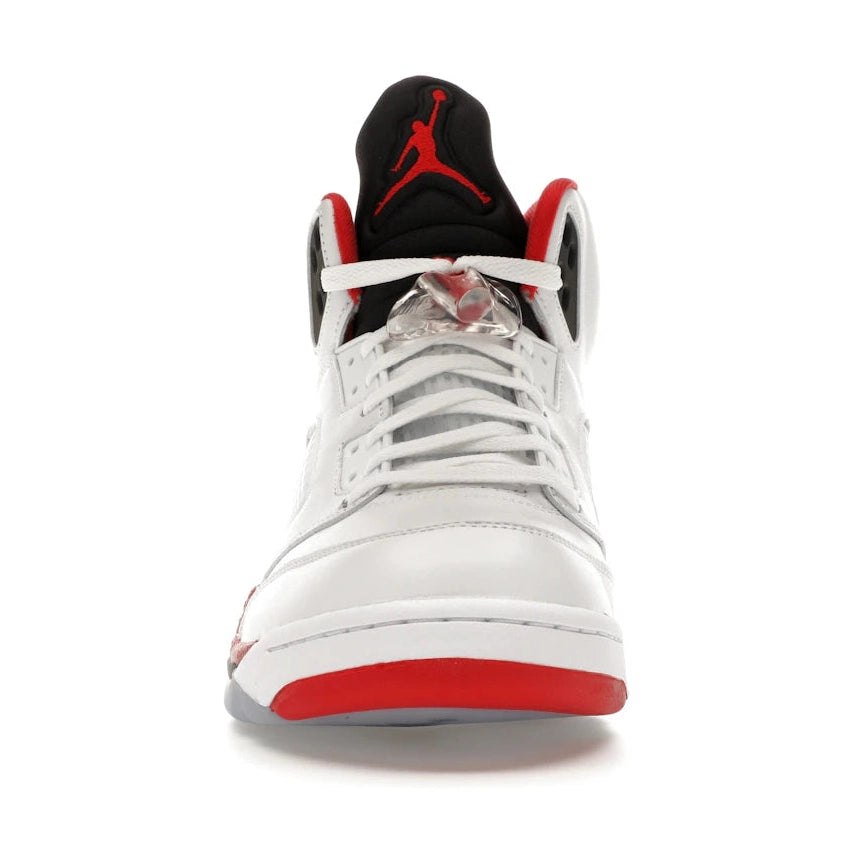 Jordan 5 Retro Fire Red Black Tongue (2025)