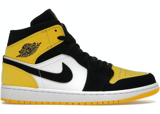 Jordan 1 Mid Yellow Toe Black