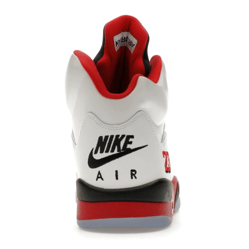 Jordan 5 Retro Fire Red Black Tongue (2025)