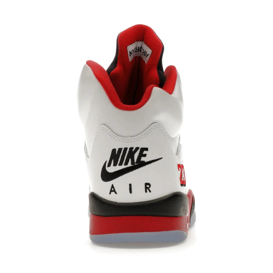 Jordan 5 Retro Fire Red Black Tongue (2025)