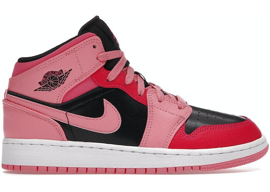 Jordan 1 Mid Coral Chalk (GS)