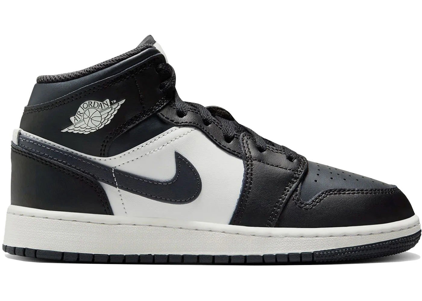 Jordan 1 Mid Off Noir Toe (GS)