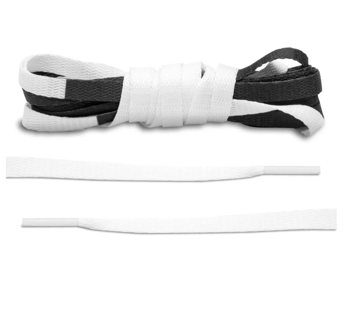 White/Black Union Jordan 1 Replacement Shoelaces