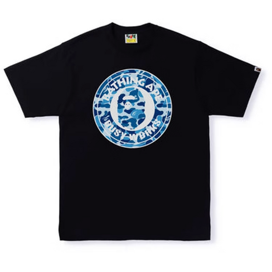 BAPE ABC Camo Single Color Busy Works Tee (SS22) Black Blue