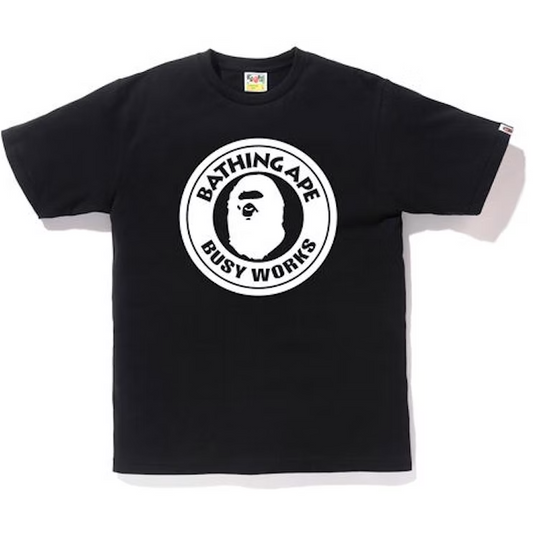 BAPE Bicolor Busyworks Tee Black