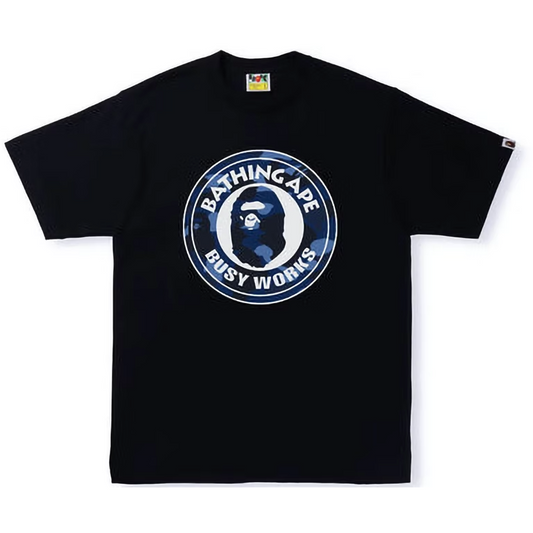 BAPE Color Camo Busy Works Tee (SS22) Black Double Navy