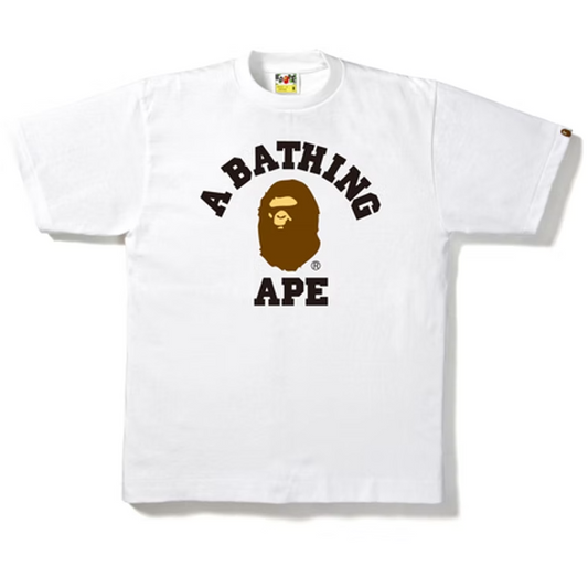 BAPE College Tee White