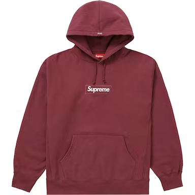 Supreme Box Logo Hooded Sweatshirt (FW21) Plum