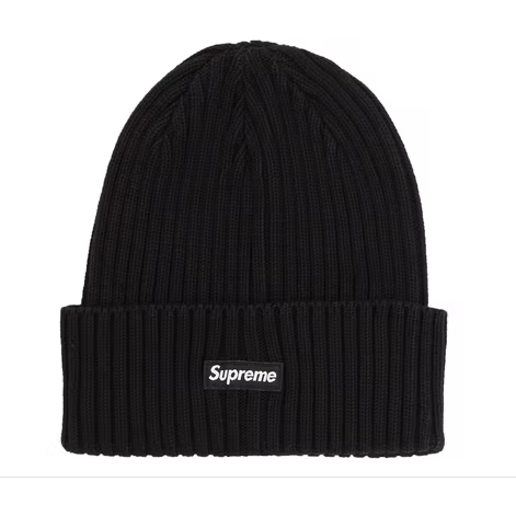 Supreme Overdyed Beanie Black