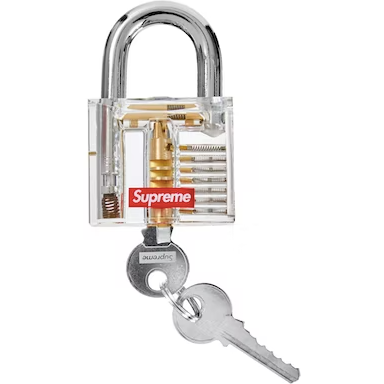 Supreme Transparent Lock Clear