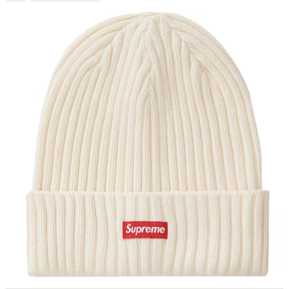 Supreme Overdyed Beanie Cream