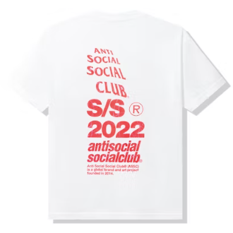 Anti Social Social Club Link In Bio T-shirt White