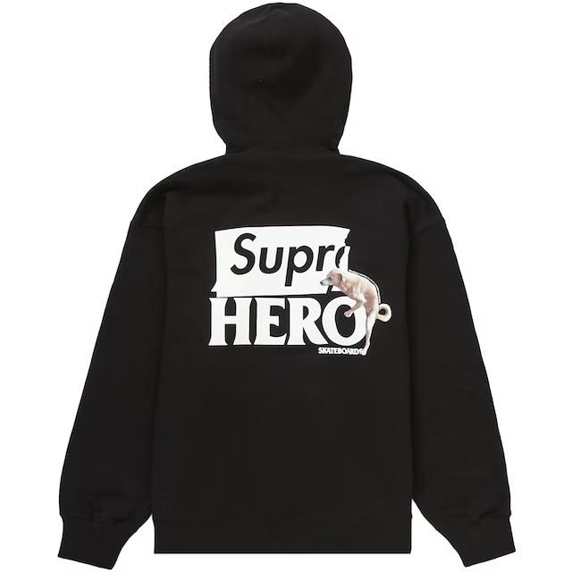 Supreme ANTIHERO Hooded Sweatshirt (SS22) Black
