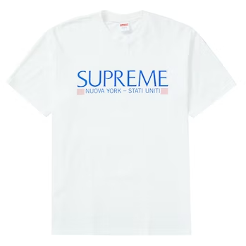 Supreme Nuova York Tee White