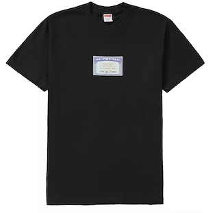 Supreme Social Tee Black