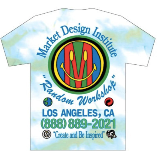 Smiley Market Design Institute Tie Dye Tee