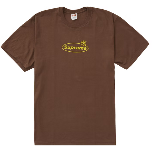 Supreme Warning Tee Brown