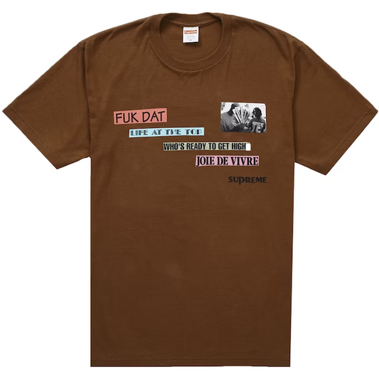 Supreme Joie De Vivre Tee Brown