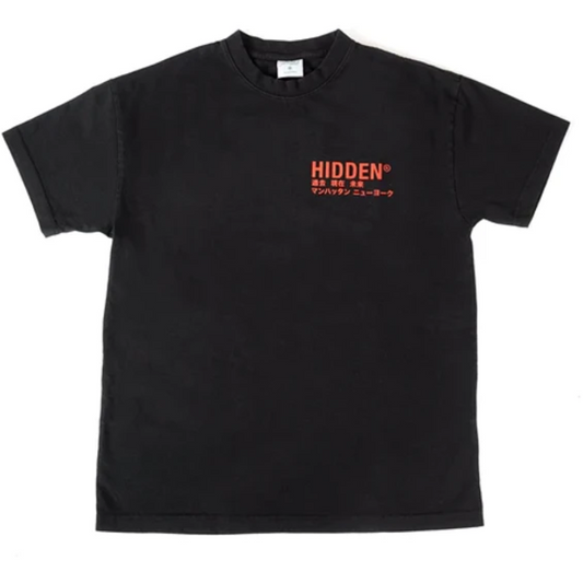 Hidden Japanese Logo Tee Black/Red