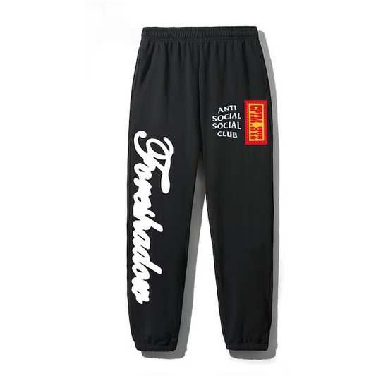 Anti Social Social Club x CPFM Sweatpants Black