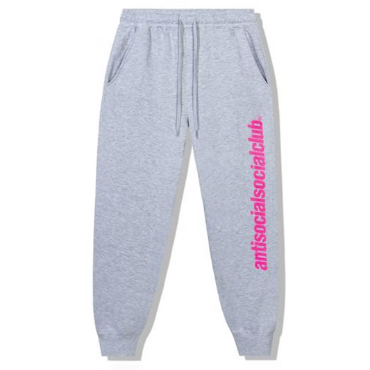 Anti Social Social Club Official Sweatpants Grey