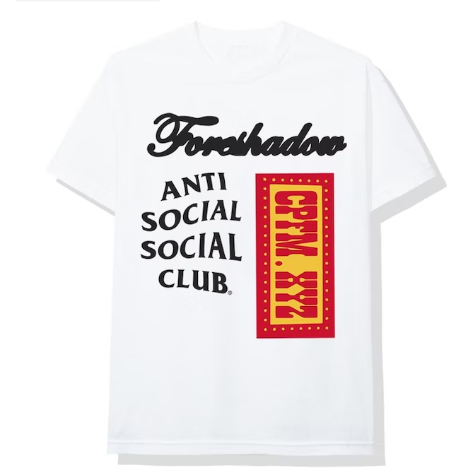 Anti Social Social Club x CPFM Tee White