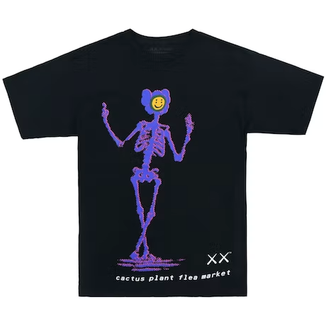 KAWS x Cactus Plant Flea Market T-shirt Black