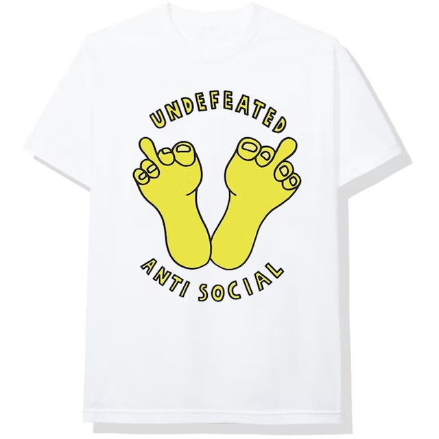 Anti Social Social Club x Undefeated Tee White