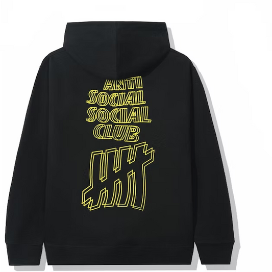 Anti Social Social Club x Undefeated Hoodie Black