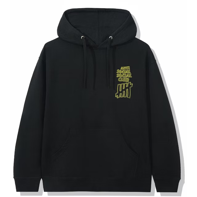 Anti Social Social Club x Undefeated Hoodie Black