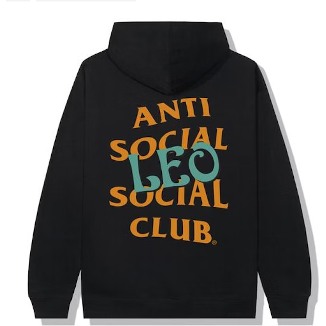 Anti Social Social Club Leo Hoodie Black