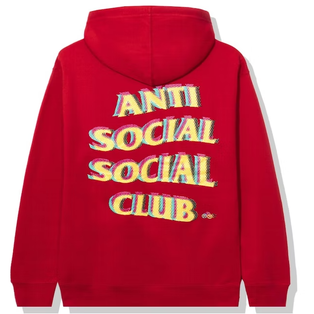 Anti Social Social Club Stir Crazy Hoodie Red