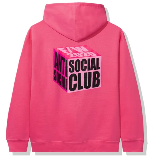 Anti Social Social Club I Wish I Was Wrong Hoodie Pink