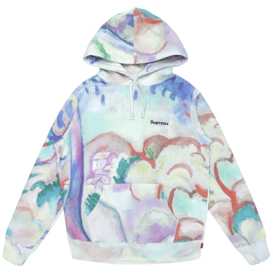 Supreme Landscape Hooded Sweatshirt Multicolor