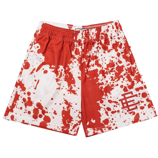 Eric Emanuel EE Basic Short Red Paint Spill