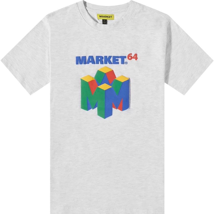 Market M64 Tee 'Ash Grey'