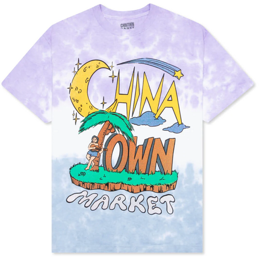 CHINATOWN MARKET SHOOTING STAR VACATION TIE-DYE T-SHIRT