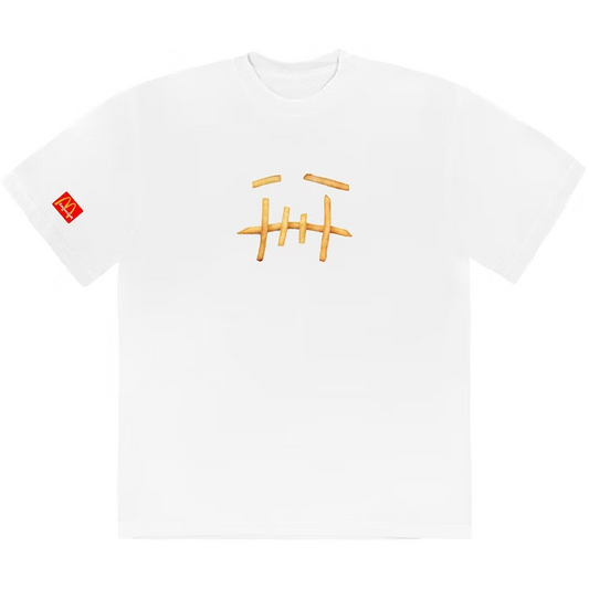 Travis Scott x McDonald's Fry T-shirt White