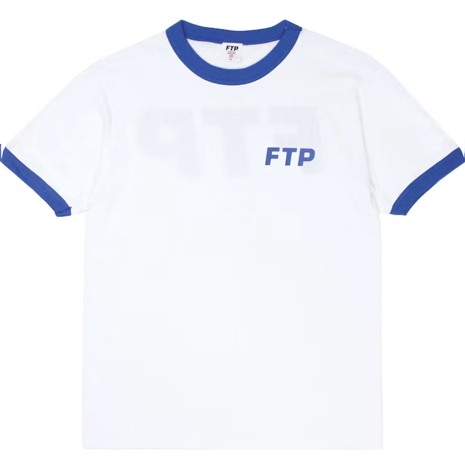 FTP Logo Ringer Tee Royal