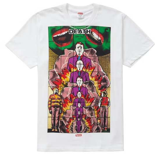 Supreme Gilbert & George DEATH Tee White