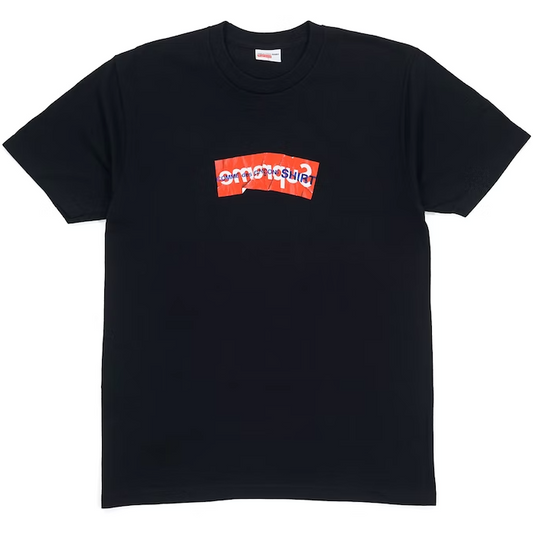 Supreme Comme Des Garcons SHIRT Box Logo Tee Black